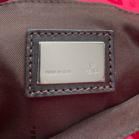 Fendi Leather- Trimmed Zucchino Bag - Picture 2 of 4